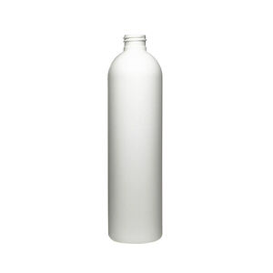 12OZ WHITE IMPERIAL ROUND HDPE PLASTIC BOTTLE - 24-410-detail image