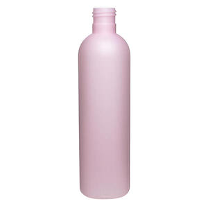 250ML PINK IMPERIAL ROUND HDPE PLASTIC BOTTLE - 24-415