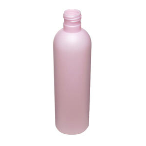 250ML PINK IMPERIAL ROUND HDPE PLASTIC BOTTLE - 24-415-detail image