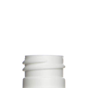 2OZ WHITE MAYAN ROUND HDPE PLASTIC BOTTLE - 20-410-detail image