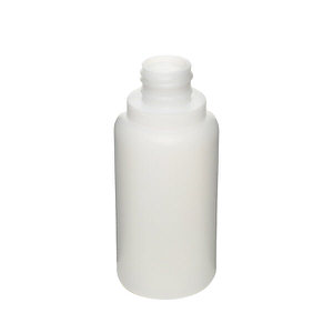 4OZ NATURAL NOVA ROUND HDPE PLASTIC BOTTLE - 24-410