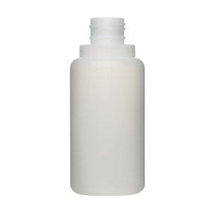 4OZ NATURAL NOVA ROUND HDPE PLASTIC BOTTLE - 24-410-detail image