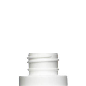 4OZ WHITE NOVA ROUND HDPE PLASTIC BOTTLE - 24-410-detail image