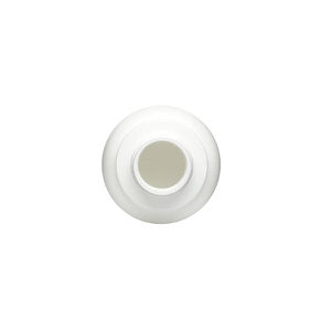 4OZ WHITE NOVA ROUND HDPE PLASTIC BOTTLE - 24-410-detail image