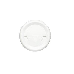 8OZ WHITE NOVA ROUND HDPE PLASTIC BOTTLE - 24-410-detail image