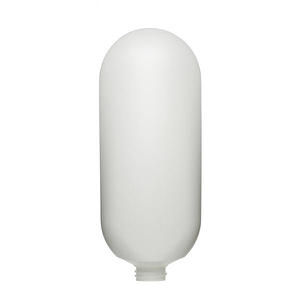 8OZ WHITE PRINCESS OVAL HDPE PLASTIC BOTTLE - 22-400