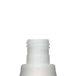 12OZ NATURAL QUEEN ROUND HDPE PLASTIC BOTTLE - 24-415-detail image