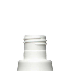 12OZ WHITE QUEEN ROUND HDPE PLASTIC BOTTLE - 24-415-detail image