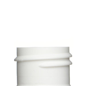 1OZ WHITE ROYALTY ROUND HDPE PLASTIC BOTTLE - 24-410-detail image