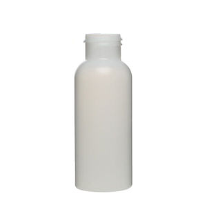 2OZ NATURAL ROYALTY ROUND HDPE PLASTIC BOTTLE - 24-410-detail image