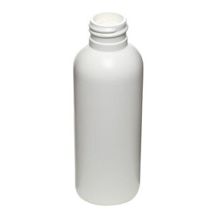 4OZ WHITE ROYALTY ROUND HDPE PLASTIC BOTTLE - 24-410