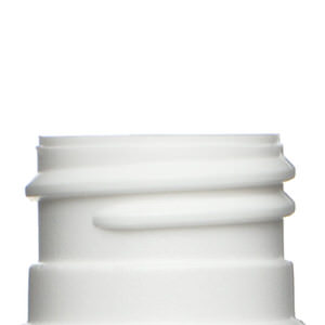 4OZ WHITE ROYALTY ROUND HDPE PLASTIC BOTTLE - 24-410-detail image