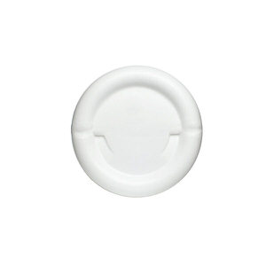 8OZ WHITE ROYALTY ROUND HDPE PLASTIC BOTTLE - 24-410-detail image