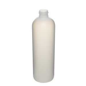 12OZ NATURAL ROYALTY ROUND HDPE PLASTIC BOTTLE - 24-410