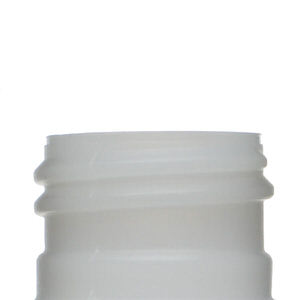 12OZ NATURAL ROYALTY ROUND HDPE PLASTIC BOTTLE - 24-410-detail image