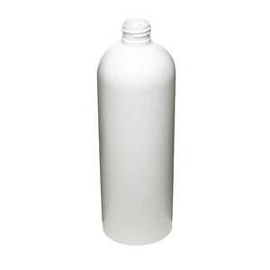 16OZ WHITE ROYALTY ROUND HDPE PLASTIC BOTTLE - 24-410