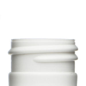 16OZ WHITE ROYALTY ROUND HDPE PLASTIC BOTTLE - 24-410-detail image