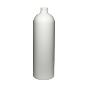 20OZ WHITE ROYALTY ROUND HDPE PLASTIC BOTTLE - 24-410-detail image