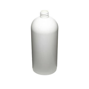 32OZ WHITE ROYALTY ROUND HDPE PLASTIC BOTTLE - 24-410