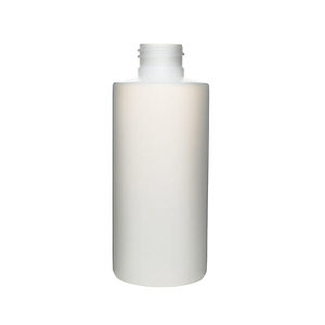 5OZ NATURAL SLEEK CYLINDER ROUND HDPE PLASTIC BOTTLE - 24-410-detail image