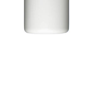 6OZ WHITE SLEEK CYLINDER ROUND HDPE PLASTIC BOTTLE - 24-410-detail image