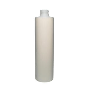 9OZ NATURAL SLEEK CYLINDER ROUND HDPE PLASTIC BOTTLE - 24-410-detail image