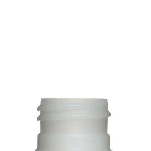 9OZ NATURAL SLEEK CYLINDER ROUND HDPE PLASTIC BOTTLE - 24-410-detail image