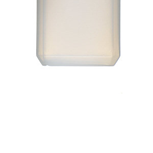 2OZ NATURAL BEVELED SQUARE HDPE PLASTIC BOTTLE - 20-410-detail image