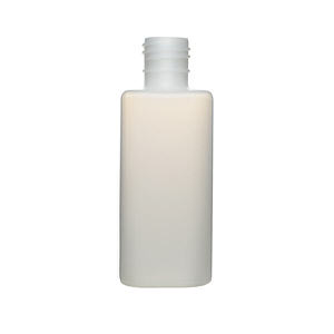 8OZ NATURAL OBLONG SQUARE HDPE PLASTIC BOTTLE - 28-415-detail image