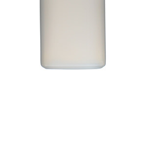 8OZ NATURAL OBLONG SQUARE HDPE PLASTIC BOTTLE - 28-415-detail image