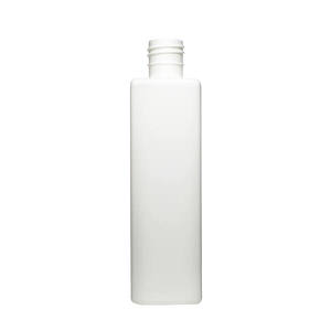 12OZ WHITE OBLONG SQUARE HDPE PLASTIC BOTTLE - 28-415-detail image