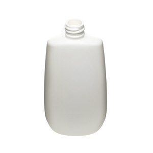 4OZ WHITE TAPERED OVAL HDPE PLASTIC BOTTLE - 20-410