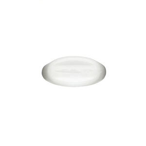 4OZ WHITE TAPERED OVAL HDPE PLASTIC BOTTLE - 20-410-detail image