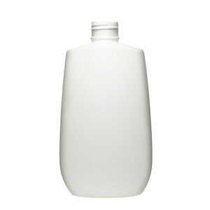 6OZ WHITE TAPERED OVAL HDPE PLASTIC BOTTLE - 24-410-detail image