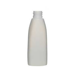 2OZ NATURAL TEARDROP OVAL HDPE PLASTIC BOTTLE - 20-410-detail image