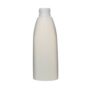 4OZ NATURAL TEARDROP OVAL HDPE PLASTIC BOTTLE - 24-410-detail image