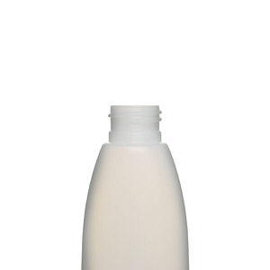 4OZ NATURAL TEARDROP OVAL HDPE PLASTIC BOTTLE - 24-410-detail image