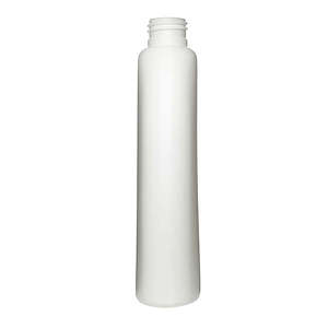 6OZ WHITE TEARDROP OVAL HDPE PLASTIC BOTTLE - 24-410-detail image