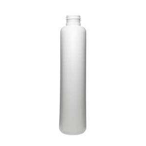 10OZ WHTE TEARDROP OVAL HDPE PLASTIC BOTTLE - 24-410-detail image