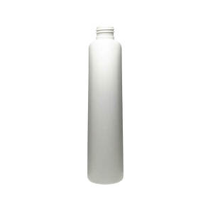 12OZ WHITE TEARDROP OVAL HDPE PLASTIC BOTTLE - 24-410-detail image