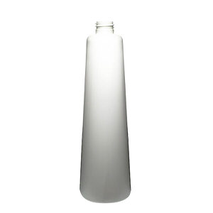 32OZ WHITE TEARDROP OVAL HDPE PLASTIC BOTTLE - 28-410-detail image