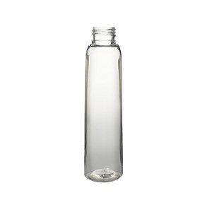 6OZ CLEAR VAIL OVAL PET PLASTIC BOTTLE - 24-410-detail image