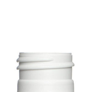 6OZ WHITE VAIL OVAL HDPE PLASTIC BOTTLE - 24-410-detail image