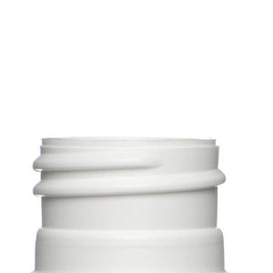 6OZ WHITE VAIL OVAL HDPE PLASTIC BOTTLE - 24-410-detail image