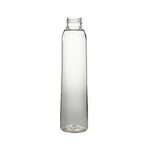 8OZ CLEAR VAIL OVAL PET PLASTIC BOTTLE - 24-410-detail image