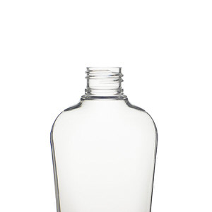 8OZ CLEAR VAIL OVAL PET PLASTIC BOTTLE - 24-410-detail image