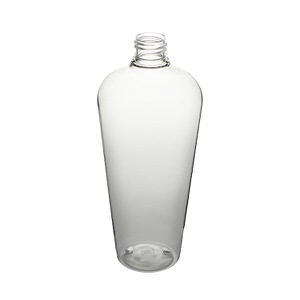 12OZ CLEAR VAIL OVAL PET PLASTIC BOTTLE - 24-410