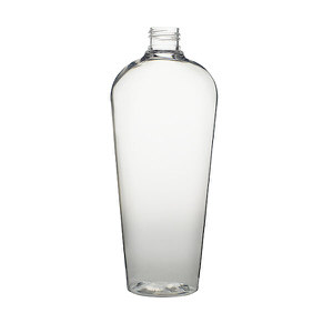 12OZ CLEAR VAIL OVAL PET PLASTIC BOTTLE - 24-410-detail image