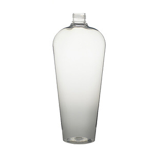 16OZ CLEAR PET VAIL OVAL PLASTIC BOTTLE - 24-410 NECK-detail image