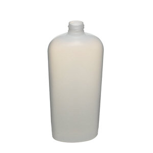 16OZ NATURAL CLASSIC OVAL HDPE PLASTIC BOTTLE - 24-410